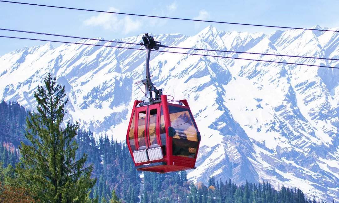 cable car ropeway in manali, activities in manali
